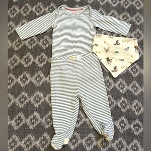Baby Boden Striped Set